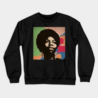 Vintage Poster - Nina Simone Style Crewneck Sweatshirt